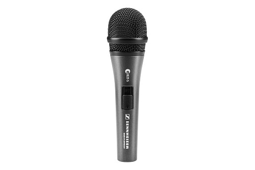 Микрофон [004511] Sennheiser [E 825-s] динамический вокальный микрофон, кардиоида, бесшумный выключатель ON/OFF, 80 - 15000 Гц; комплект: микрофон е 8