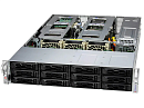 Сервер Supermicro SuperServer 2U 621C-TN12R/ 2x6526Y/ 4x64Gb/ 1x480Gb SATA/ 2x10Gb SFP+/12LFF+2SFF rear/ SFT-DCMS-SINGLE/ 4th config