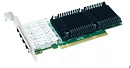 Сетевая карта LR-LINK Сетевой адаптер PCIE 25GB 4SFP28 LRES1023PF-4SFP28