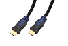 Кабель HDMI Wize [WAVC-HDMI-3M] 3 м, v.2.0b, 19M/19M, 4K/60 Hz 4:4:4, 30 AWG, HDCP 1.4, HDCP 2.2, Ethernet, позол.разъемы, экран, черный, эргономичный