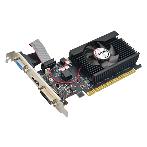 Видеокарта/ VGA AFOX NVIDIA Geforce GT730 LP 4GB, DDR3/128-bit, PCIe 2.0, 1xDVI-D, 1xHDMI, 1xD-Sub, 1-slot