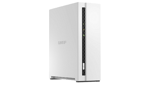 Системы хранения данных QNAP CHANNEL QC 1,8GhzCPU/2Gb/upto 1HDD, upto 9 with TL-D800C/SATA(3,5'')/ 1xUSB3.2 1xUSB2.0/1x1GbE/iSCSI/1xPS/2YW TS-133-EU-R