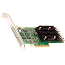 Контроллер/ MegaRAID SAS 9500-16i SGL (05-50077-02) PCIe v4 x8 LP, Tri-Mode SAS/SATA/NVMe 12G HBA, 16port(2*int SFF8654), 3816 IOC, RTL {5} (007493)