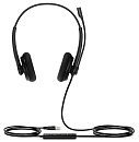 Гарнитура YEALINK UH34 Lite Dual UC Дуо, Проводная, HD звук, USB, шт