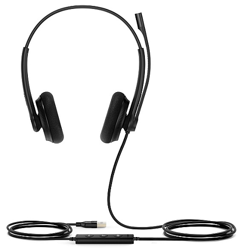 Гарнитура YEALINK UH34 Lite Dual UC Дуо, Проводная, HD звук, USB, шт