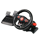Dialog Игровой руль GW-230VR Dialog Fast Drive - вибро, 2педали+рычаг, PC USB/PS4&3/XB1&360/Android/Switch
