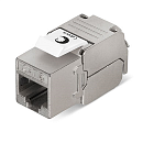 Вставка Cabeus KJ-RJ45-Cat.6-SH-180-Toolless Вставка Keystone Jack RJ-45(8P8C), 180 градусов, категория 6, экранированная, без инструмента Toolless