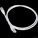 Патч-корд TWT UTP Cat.5e, залив колп, 10.0 м, белый (TWT-45-45-10-WH)