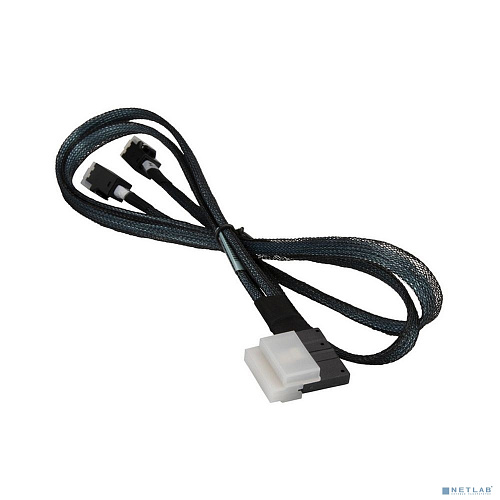 Кабель Supermicro CBL-SAST-1270LP-100 SlimlineLP x8 (LE) - 2x MiniSAS HD x4(STR), 70/60см (SAS/SATA)