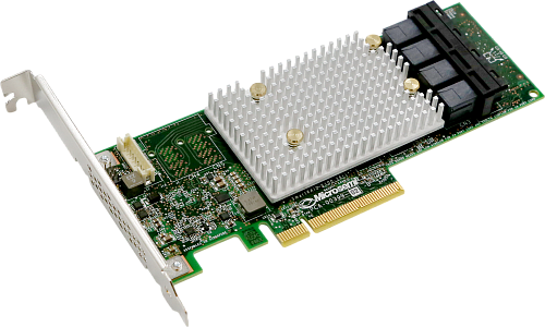 Контроллер ADAPTEC жестких дисков Microsemi SmartRAID 3154-16i Single,16 internal ports,PCIe Gen3 ,x8,4 GB DDR4,RAID 0/1/10,RAID 5/6/50