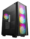 Копрус Deepcool MATREXX 55 V4 без БП, боковое окно (закаленное стекло), 3xARGB LED 140мм вентилятора спереди, 1xARGB LED 120мм вентилятор сзади, черны