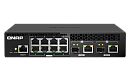 Коммутатор управляемый с 8 портами 2,5 Гбит/с RJ-45 и 2 портами 10 Гбит/с SFP+, совмещенными с RJ-45, пропускная способность до 80 Гбит/с, стоечное и