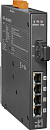 Коммутатор 4 x PoE 10/100BaseTX, 1 x 10/100BaseFX, одномод, разъем SC, дальность передачи до 30 км, металлический корпус