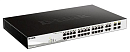 Коммутатор D-LINK DGS-1210-28MP/F2A, PROJ L2 Smart Switch with 24 10/100/1000Base-T ports and 4 1000Base-T/SFP combo-ports (24 PoE ports 802.3af/802.3at (30 W),