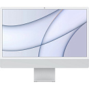 Apple iMac [Z13K000DJ] Silver 24" Retina 4.5K {Apple M1 chip with 8-core CPU and 7-core GPU/8GB/256GB SSD} (2021)