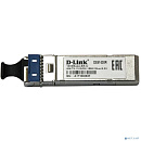 D-Link 330R/10KM/A1A WDM SFP-трансивер с 1 портом 1000Base-BX-U (Tx:1310 нм, Rx:1550 нм) для одномодового оптического кабеля (до 10 км, разъем Simplex
