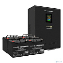 Exegate EX296656RUS Комплект ИБП EX296004RUS + батарея 33Ач EX282974RUS 4шт (инвертор, синус, для котла, настенный) FineSine SX-5000.LCD.AVR.2SH.T <50