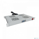 NTSS Модуль вентиляторный NTSS крепление на 19 1U, 4 элемента, электронный термоконтроллер, цифровой термодатчик, серый RAL 7035 NTSS-FAN4/19T