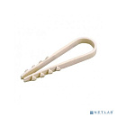 REXANT (07-4502) Дюбель-хомут нейлоновый 11-18 мм, белый, упаковка 100 шт.