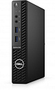 ПК Dell Optiplex 3080 Micro i3 10100T (3) 4Gb SSD128Gb/UHDG 630 Linux GbitEth WiFi BT 65W клавиатура мышь черный