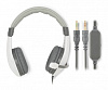 Наушники с микрофоном Оклик HS-L600 серый 1.8м мониторные оголовье (1532023)
