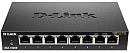 Коммутатор D-LINK DGS-1008D/J3B, L2 Unmanaged Switch with 8 10/100/1000Base-T ports.8K Mac address, Auto-sensing, 802.3x Flow Control, Stand-alone, Auto MDI/MDI-