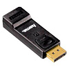 Переходник аудио-видео Hama Ultra HD DisplayPort (m)/HDMI (f) позолоч.конт. черный (00054586)