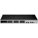Коммутатор D-LINK DES-3528_RFB/A3 Восстановленный в производственных условиях управляемый L2 стекируемый с 24 портами 10/100Base-TX, 2 портами 10/100/