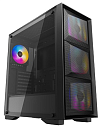 корпус Deepcool MATREXX 50 MESH 4FS без БП, боковое окно (закаленное стекло), 3xColor LED 120мм вентилятора спереди, 1xColor LED 120мм вентилятор сзад