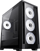 Компьютерный корпус mATX, без блока питания/ Gamemax DEFENDER TG mATX case, black, w/o psu, w/1xUSB3.0+2xUSB2.0, Combo Audio, w/3x12cm ARGB front fan