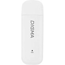 Маршрутизатор DIGMA Dongle WiFi DW1960WH Модем 3G/4G USB Wi-Fi Firewall +Router внешний белый
