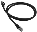 Патч-корд Патч-корд LANMASTER LSZH SFTP кат.6A, 1.0 м, черный