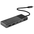 Конвертер UGREEN CM888 UNO 6-in-1 4K@60Hz USB-C To HDMI+2*USB 3.2 A+2*USB 3.2 C+PD Power Converter. Цвет: серый