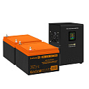 Комплект ИБП EX295997RUS + батарея 26Aч EX285663RUS 1шт (инвертор, синус, для котла, настенный) ExeGate FineSine SX-1000.LCD.AVR.2SH <1000VA/600W, чис