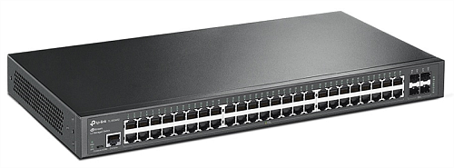Коммутатор TP-Link TL-SG3452, JetStream управляемый уровня 2+ на 48 гигабитных портов и 4 гигабитных uplink-порта