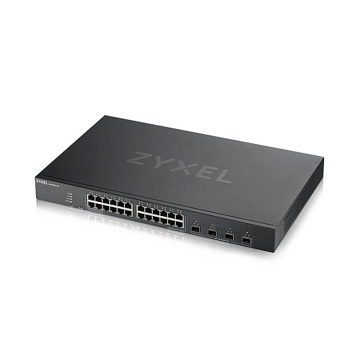 Коммутатор ZYXEL Коммутатор/ XGS1930-28 Hybrid Smart L2+ switch Nebula Flex, 24xGE, 4xSFP+, silent (fanless), Standalone / cloud management