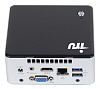 Неттоп IRU NUC 111 Cel N3060 (1.6)/4Gb/SSD60Gb/HDG/CR/Windows 10 Professional 64/GbitEth/WiFi/BT/65W/черный/серебристый