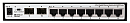 Коммутатор ORIGO Неуправляемый коммутатор, 8x1000Base-T, 2x1000Base-X SFP, корпус металл