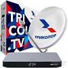 Комплект спутникового телевидения Триколор Центр 1Tb GS B622 1год подписки черный