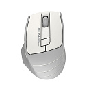 Мышь A4Tech Fstyler FG30S белый/серый оптическая (2000dpi) silent беспроводная USB (6but)