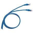 Legrand 51762 П-корд F/UTP кат.6 PVC 1м син.