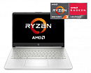 Ноутбук HP 14s-fq0035ur Ryzen 3 4300U 8Gb SSD512Gb AMD Radeon 14" IPS FHD (1920x1080) Free DOS silver WiFi BT Cam