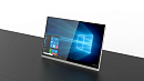 [WR-15GS (silver)] Сверхтонкий моторизованный выдвижной монитор Genius Slim Wize Pro диагональ 15.6", фиксированный наклон 15°, лифтовая часть полност
