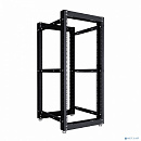 NTSS Стойка серверная NTSS OR двухрамная 42U 600-1000мм, комплект ножек, черный RAL 9005 NTSS-2POR42U/600-1000-BL