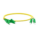 Hyperline FC-D2-9-LC/­AR-LC/­AR-H-2M-LSZH-YL Патч-корд волоконно-оптический (шнур) SM 9/­125 (OS2), LC/­APC-LC/­APC, 2.0 мм, duplex, LSZH, 2 м