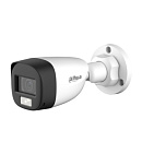 DAHUA DH-HAC-HFW1500CLP-IL-A-0360B-S2 Уличная цилиндрическая HDCVI-видеокамера с интеллектуальной двойной подсветкой 5Мп, объектив 3.6мм, ИК 20м, LED