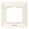 Рамка Panasonic Arkedia Slim WNTF08012BG-RU декоративная 1x пластик бежевый (упак.:1шт)