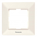 Рамка Panasonic Arkedia Slim WNTF08012BG-RU декоративная 1x пластик бежевый (упак.:1шт)