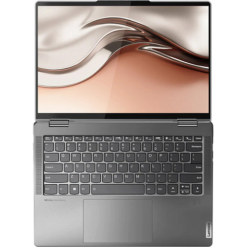 Ноутбук/ Lenovo Yoga 7 14ARB7 14"(2880x1800 OLED)/Touch/AMD Ryzen 5 6600U(2.9Ghz)/16384Mb/512SSDGb/noDVD/Int:AMD Radeon/Cam/BT/WiFi/71WHr/war 1y