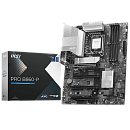 Материнская плата MSI PRO B860-P B860, LGA1851, 4*DDR5, 4*PCIEx16, 3*M.2, 1*TypeC, 2*USB3.2Gen2, 6*USB3.2Gen1, 8*USB2.0, 4*SATA3.0, 5G, Type-C(DP), DP